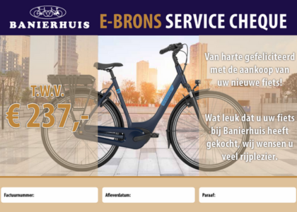 Service Cheque E-Brons